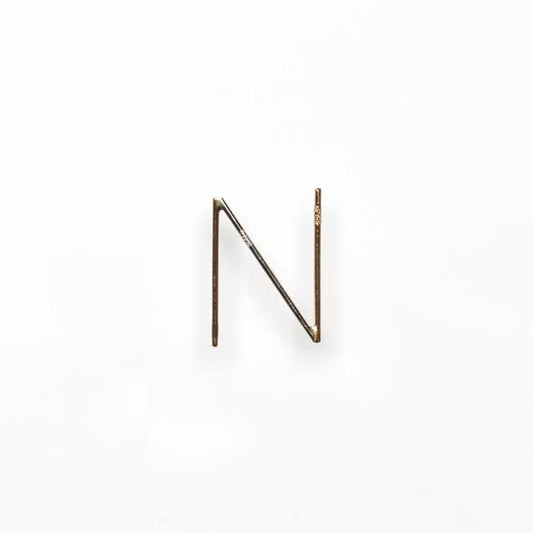 26 letters earring "N"