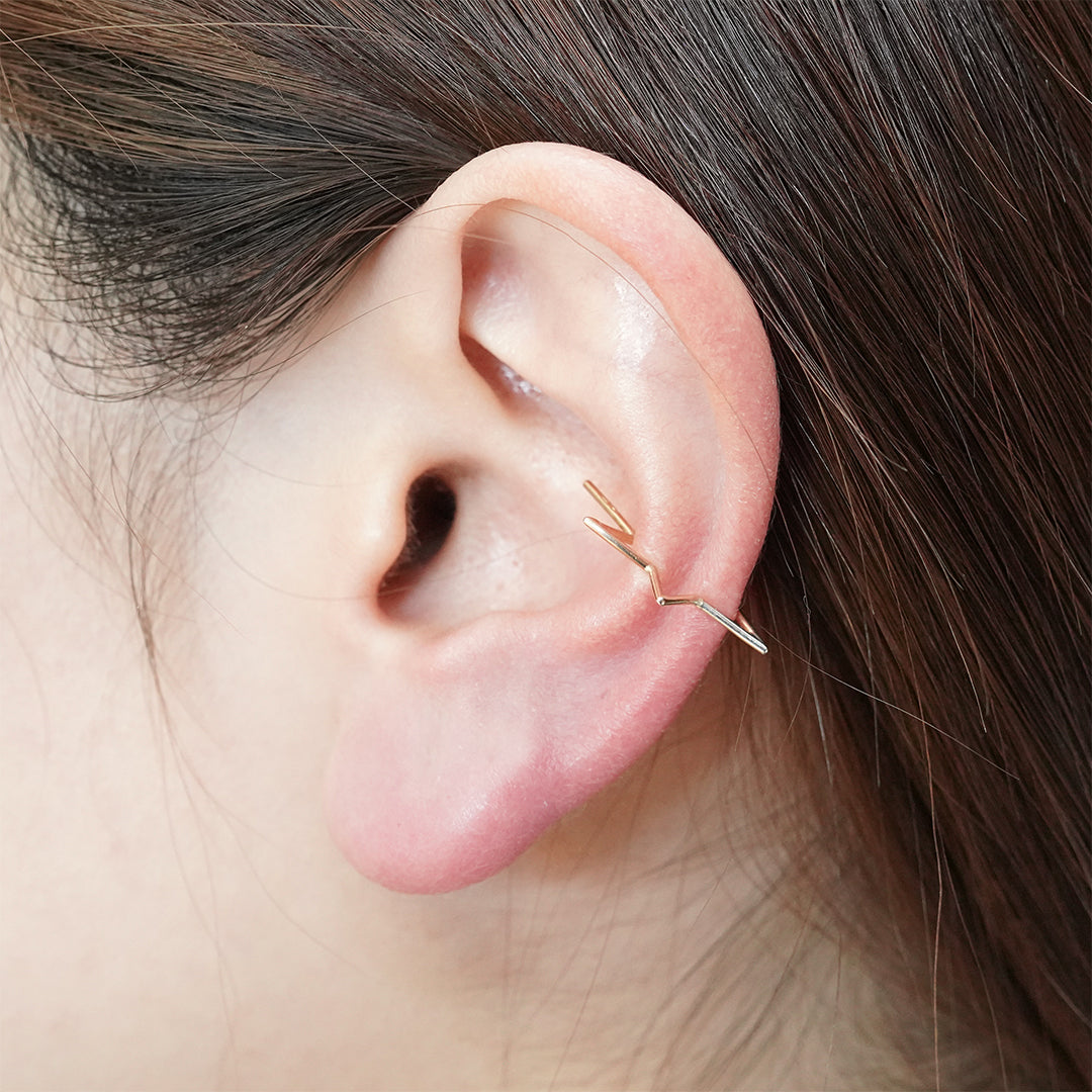 small star earring cuff