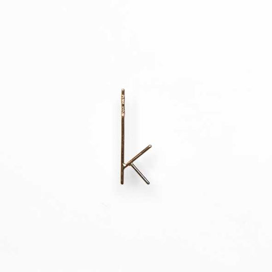 26 letters earring "K"
