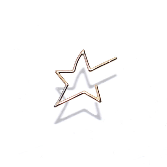 small star earring cuff